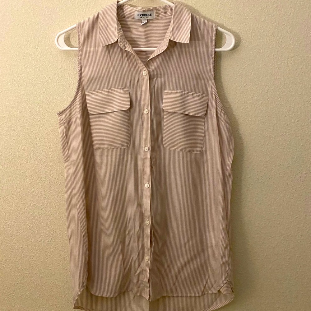 Pale Pink Striped City Shirt